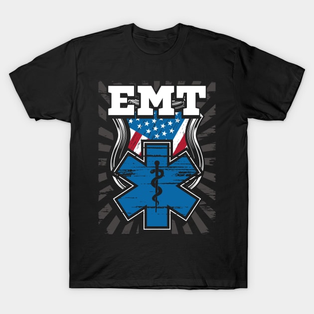 EMT Emergency medical technician T-Shirt by Caskara